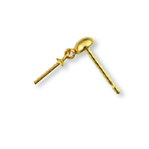 【1個売り】 ピアスパーツ 18金 イエローゴールド スタッドピアスパーツ つきさし付き 軸径0.90mm ピアスポスト ピアス軸|手芸用品 金具 飾り パーツ 部品 K18YG k18 18k 貴金属 【1個売り】 ピアスパーツ 18金 イエローゴールド スタッドピアスパーツ つきさし付き 軸径0.90mm ピアスポスト ピアス軸|手芸用品 金具 飾り パーツ 部品 K18YG k18 18k 貴金属