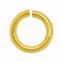 【1個売り】 丸カン 18金 イエローゴールド 丸環 線径1.2mm 直径7.0mm マルカン|手芸用品 金具 飾り パーツ 部品 K18YG k18 18k ...