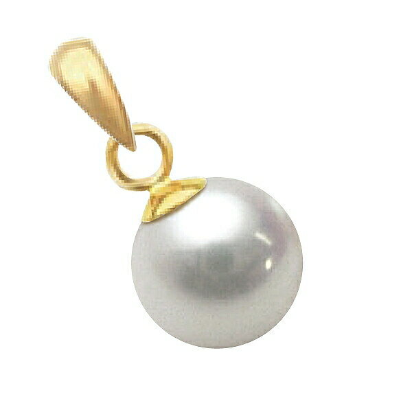 ペンダントトップ 18金 イエローゴールド あこや真珠ペンダント 8.0mm玉 ペンダントヘッドのみ パール｜K18YG k18 18k 貴金属 ジュエリー レディース