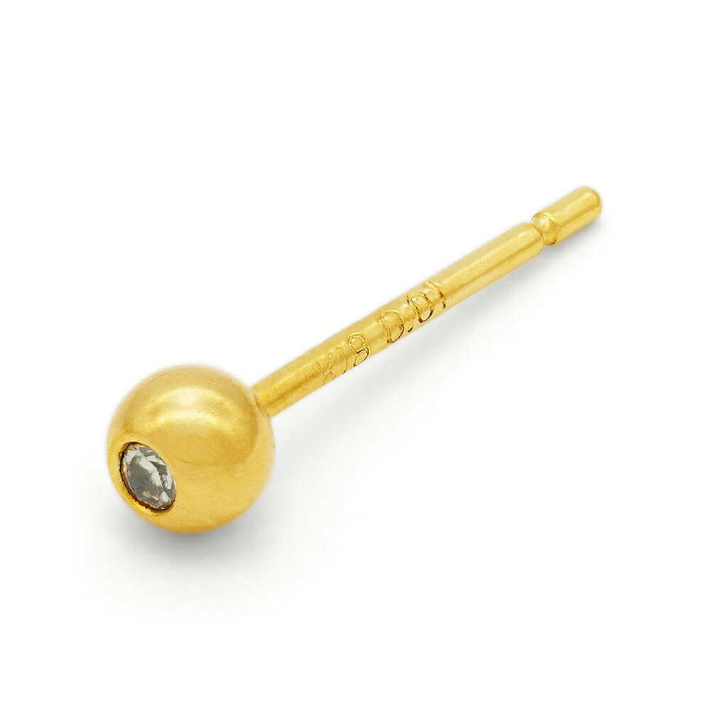 ڥХ/1ġ ԥ 18  ŷɤΥܡԥ 0.01ct 3.0mm̡K18YG k18 18k...
