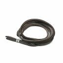 革紐 シカ紐 シルバー925 シルバービーズ付き鹿革ひも 平紐 幅3.0mm 長さ100cm チョコレート こげ茶色 鹿紐|手芸用品 金具 飾り パーツ 部品 ...