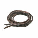 革紐 シカ紐 シルバー925 シルバービーズ付き鹿革ひも 平紐 幅3.0mm 長さ100cm ダークブラウン 濃茶 鹿紐|手芸用品 金具 飾り パーツ 部品 ネ...