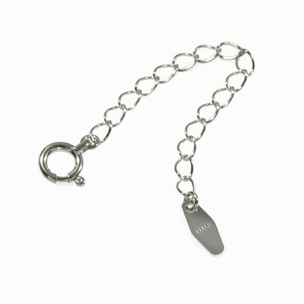 ネックレス用の延長アジャスター PT850 プラチナ 荒喜平(シューホーン) 幅2.1mm 長さ5cm|鎖 850pt 貴金属 ジュエリー レディース メンズ