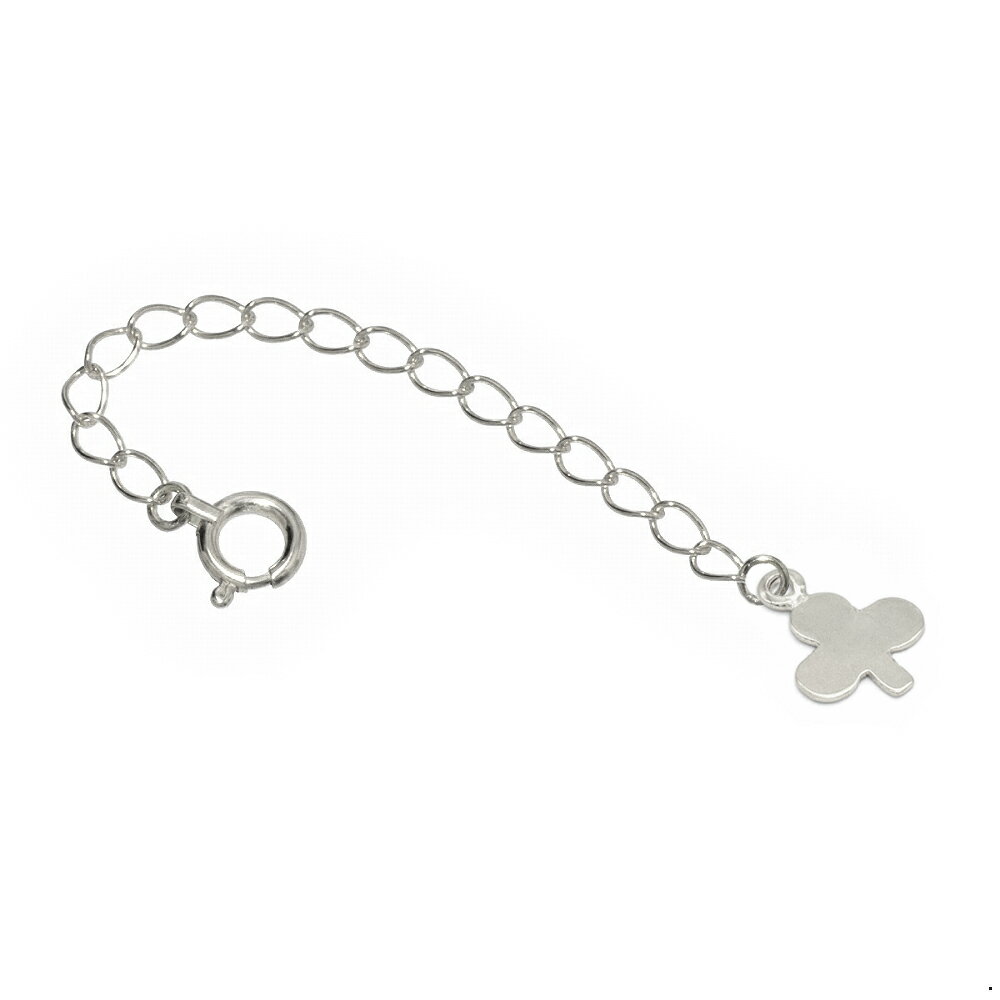 ネックレス用の延長アジャスター PT850 プラチナ 荒喜平（三つ葉） 幅2.1mm 長さ5cm/7cm/10cm｜鎖 850pt 貴金属 ジュエリー レディース メンズ