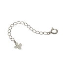 ネックレス用の延長アジャスター PT850 プラチナ 荒喜平(四つ葉) 幅2.1mm 長さ5cm/7cm/10cm|鎖 850pt 貴金属 ジュエリー レディー...