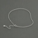 アンクレット チェーン PT850 プラチナ ロールチェーン 幅1.7mm 長さ24cm|鎖 850pt 貴金属 ジュエリー レディース メンズ