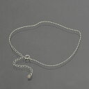 アンクレット チェーン PT850 プラチナ ボールチェーン 幅1.0mm 長さ24cm|鎖 850pt 貴金属 ジュエリー レディース メンズ