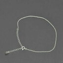 アンクレット チェーン PT850 プラチナ 小豆チェーン 幅0.9mm 長さ24cm|鎖 850pt 貴金属 ジュエリー レディース メンズ