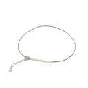 アンクレット チェーン PT850 プラチナ ベネチアンチェーン 幅0.8mm 長さ24cm|鎖 850pt 貴金属 ジュエリー レディース メンズ