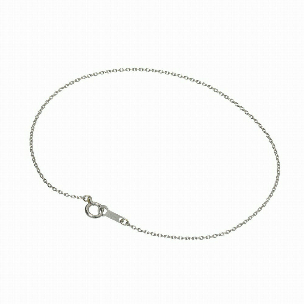 ブレスレット チェーン PT850 プラチナ 小豆チェーン 幅1.0mm 長さ21cm｜鎖 850pt 貴金属 ジュエリー レディース メンズ