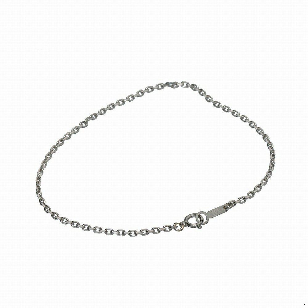 ブレスレット チェーン PT850 プラチナ 4面カット小豆チェーン 幅1.9mm 長さ19cm｜鎖 850pt 貴金属 ジュエリー レディース メンズ(4)