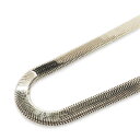 ブレスレット チェーン PT850 プラチナ オーバルスネークチェーン 幅4.5mm 長さ19cm|鎖 850pt 貴金属 ジュエリー レディース メンズ