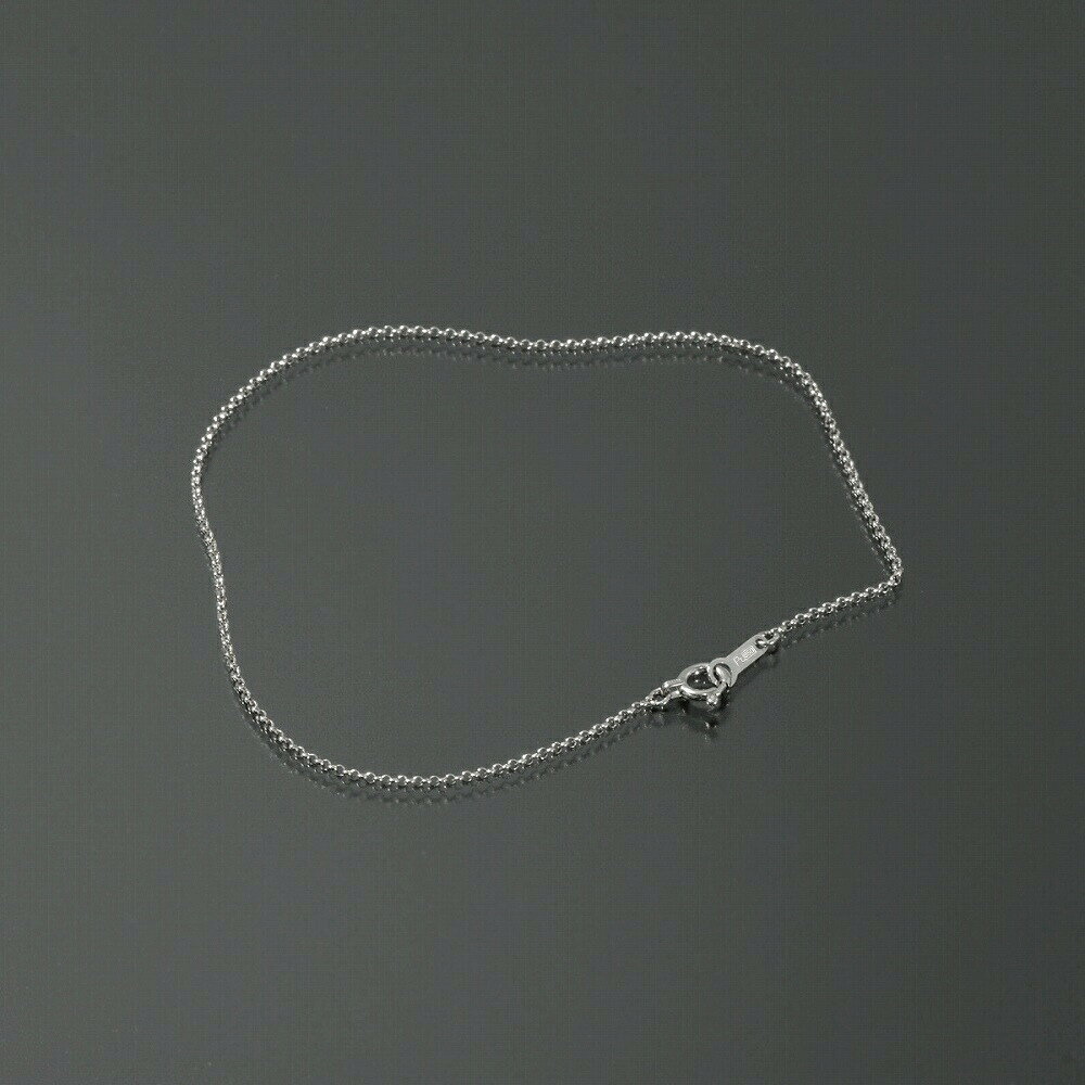 ブレスレット チェーン PT850 プラチナ ロールチェーン 幅1.0mm 長さ17cm｜鎖 850pt 貴金属 ジュエリー レディース メンズ
