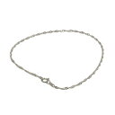 ブレスレット チェーン PT850 プラチナ スクリューチェーン 幅1.6mm 長さ20cm|鎖 850pt 貴金属 ジュエリー レディース メンズ