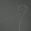 ネックレス チェーン PT850 プラチナ 4面カット小豆チェーン 幅1.1mm 長さ45cm|鎖 850pt 貴金属 ジュエリー レディース メンズ