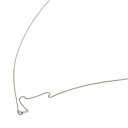 ネックレス チェーン PT850 プラチナ 2面カット喜平チェーン 幅0.9mm 長さ90cm|鎖 850pt 貴金属 ジュエリー レディース メンズ