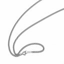 ネックレス チェーン PT850 プラチナ 2面カット喜平チェーン 幅2.1mm 長さ45cm|鎖 850pt 貴金属 ジュエリー レディース メンズ