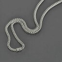 ネックレス チェーン PT850 プラチナ 2面カット喜平チェーン 幅3.3mm 長さ40cm|鎖 850pt 貴金属 ジュエリー レディース メンズ