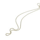 ネックレス チェーン PT850 プラチナ ターラントRチェーン 幅1.4mm 長さ80cm|鎖 850pt 貴金属 ジュエリー レディース メンズ