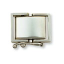 【1個売り】 留め具 PT850 プラチナ 中折れ式留具 セーフティー付き 縦16.0mm 横11.0mm クラスプ|手芸用品 金具 飾り パーツ 部品 850...