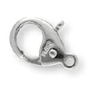 【1個売り】 留め具 PT850 プラチナ 楽フック 縦9.0mm 横6.5mm カニカン カニ環 クラスプ|手芸用品 金具 飾り パーツ 部品 850pt 貴...