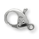 【1個売り】 留め具 PT850 プラチナ 楽フック 縦10.0mm 横7.0mm カニカン カニ環 クラスプ|手芸用品 金具 飾り パーツ 部品 850pt ...