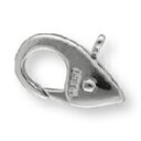 【1個売り】 留め具 PT850 プラチナ 楽フック 縦8.0mm 横6.5mm カニカン カニ環 クラスプ|手芸用品 金具 飾り パーツ 部品 850pt 貴...