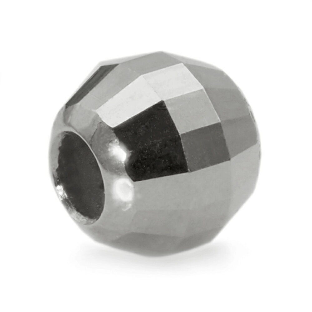 【1個売り】 ビーズパーツ PT850 プラチナ ボール玉 ミラーボールカット 外径2.0mm 高さ2.0mm 穴径0.8mm スペーサー 丸玉 直径|手芸用品...