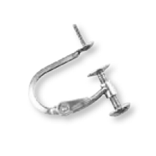 【1個売り】 イヤリングパーツ PT900 プラチナ ネジバネ式イヤリングパーツ つきさし付き 縦13.0mm ノンホール|手芸用品 金具 飾り パーツ 部品 900pt 貴金属 【1個売り】 イヤリングパーツ PT900 プラチナ ネジバネ式イヤリングパーツ つきさし付き 縦13.0mm ノンホール|手芸用品 金具 飾り パーツ 部品 900pt 貴金属