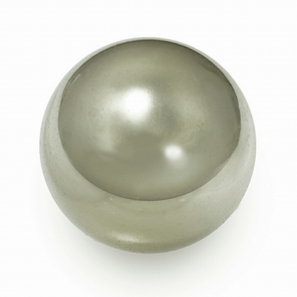 【1個売り】 丸玉パーツ PT900 プラチナ 穴無しボール玉 プレーン 外径4.0mm 高さ4.0mm｜手芸用品 金具..