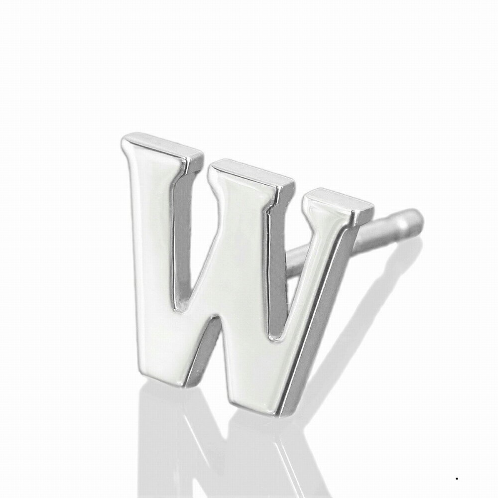 ピアスPT900プラチナWイニシャ...