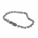 ブレスレット チェーン サージカルステンレス 316L 角ルーズロープチェーン 幅4.3mm 長さ20cm|鎖 ステンレス アクセサリー レディース メンズ