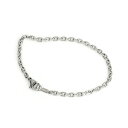 ブレスレット チェーン サージカルステンレス 316L 4面カット小豆チェーン 幅3.3mm 長さ21cm|鎖 ステンレス アクセサリー レディース メンズ