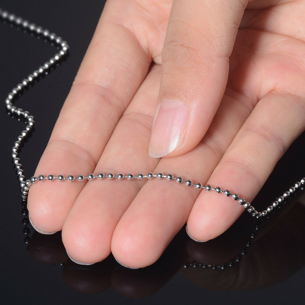 �ͥå��쥹 �������� ���������륹�ƥ�쥹 316L �ܡ���������� ��2.0mm Ĺ��60cm�å�������Τ� ���� �� ���ƥ�쥹 ���������꡼ ��ǥ����� ���