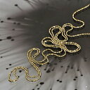 ネックレス チェーン サージカルステンレス 316L 金色 変形ボールBRチェーン (コネクタ) 幅1.5mm 長さ60cm|鎖 ステンレス アクセサリー レデ...