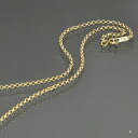 ネックレス チェーン サージカルステンレス 316L 金色 ロールチェーン 幅2.5mm 長さ70cm|鎖 ステンレス アクセサリー レディース メンズ