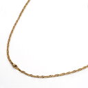 ネックレス チェーン サージカルステンレス 316L 金色 スクリューチェーン 幅3.2mm 長さ50cm|鎖 ステンレス アクセサリー レディース メンズ