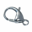 【1個売り】 留め具 サージカルステンレス フック 縦27.0mm カニカン カニ環 クラスプ|手芸用品 金具 飾り パーツ 部品 医療用ステンレス