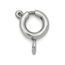 【1個売り】 留め具 サージカルステンレス 引き輪 直径5.0mm ヒキワ クラスプ|手芸用品 金具 飾り パーツ 部品 医療用ステンレス