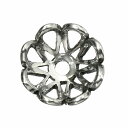 【1個売り】 ビーズキャップ サージカルステンレス 花座 外径9.0mm 高さ3.5mm 座金|手芸用品 金具 飾り パーツ 部品 医療用ステンレス