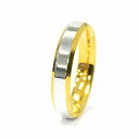 指輪 サージカルステンレス センターラインシルバーと両サイドカットのリング 幅4.0mm 金色 ゴールド 銀色 シルバー|医療用ステンレス アクセサリー レディ...