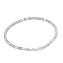 ブレスレット チェーン シルバー925 スネークチェーン 幅3.2mm 長さ18cm|鎖 銀 Silver アクセサリー メンズ