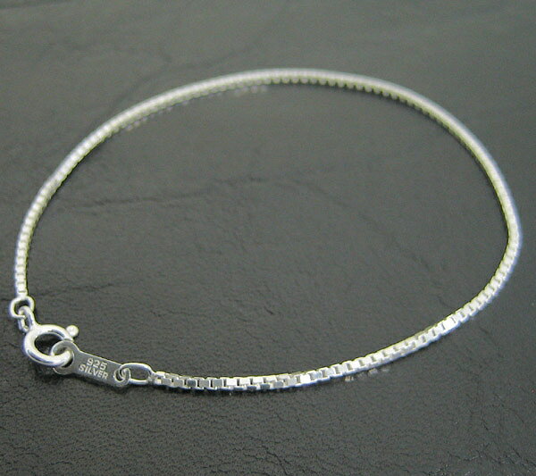 其它 - ブレスレット チェーン シルバー925 ベネチアンチェーン 幅1.25mm 長さ17cm｜鎖 銀 Silver アクセサリー レディース メンズ
