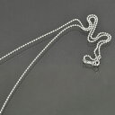ネックレス チェーン シルバー925 ボールチェーン 幅1.5mm 長さ90cm|鎖 銀 Silver アクセサリー レディース メンズ