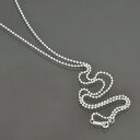 ネックレス チェーン シルバー925 カットボールチェーン 幅2.0mm 長さ80cm|鎖 銀 Silver アクセサリー レディース メンズ