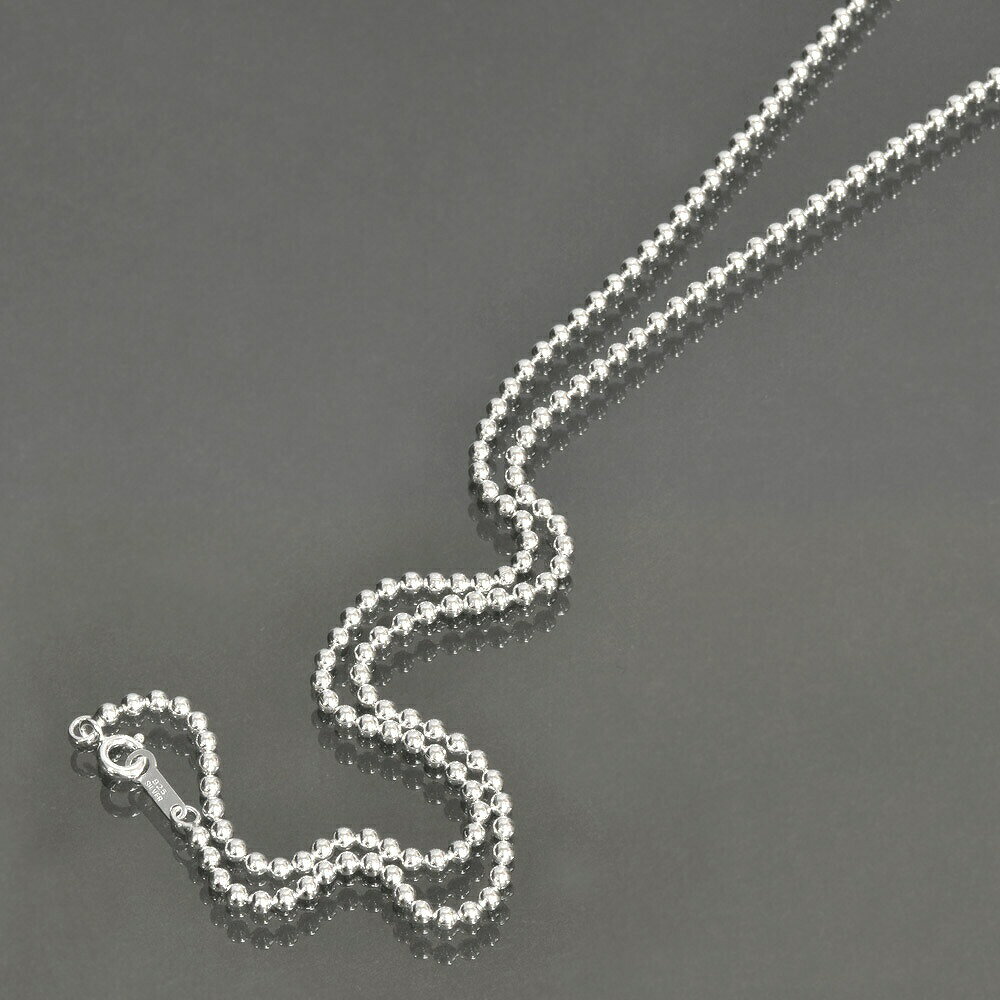 ͥå쥹  С925 ܡ 2.5mm Ĺ80cmú  Silver ꡼ ǥ 