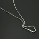 ネックレス チェーン シルバー925 ロールチェーン 幅3.1mm 長さ60cm|鎖 銀 Silver アクセサリー レディース メンズ