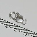 【1個売り】 留め具 シルバー925 フック ロブスタークラスプ 縦16.5mm カニカン カニ環 クラスプ|手芸用品 金具 飾り パーツ 部品 銀 Silve...