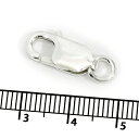 【1個売り】 留め具 シルバー925 フック ロブスタークラスプ 縦16.0mm カニカン カニ環 クラスプ|手芸用品 金具 飾り パーツ 部品 銀 Silve...