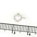 【1個売り】 留め具 シルバー925 引き輪 直径5.5mm ヒキワ クラスプ|手芸用品 金具 飾り パーツ 部品 銀 Silver
